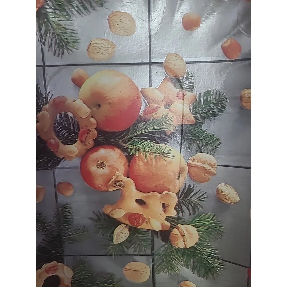 Christmas‎ Holiday Santa Plates Trays Napkins Lot Vintage West Germany & USA